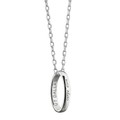 UT Dallas Monica Rich Kosann "Carpe Diem" Poesy Ring Necklace in Silver - Image 1