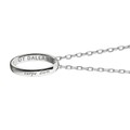 UT Dallas Monica Rich Kosann "Carpe Diem" Poesy Ring Necklace in Silver - Image 3