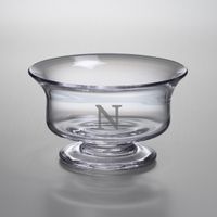 Northwestern Simon Pearce Glass Revere Bowl Med