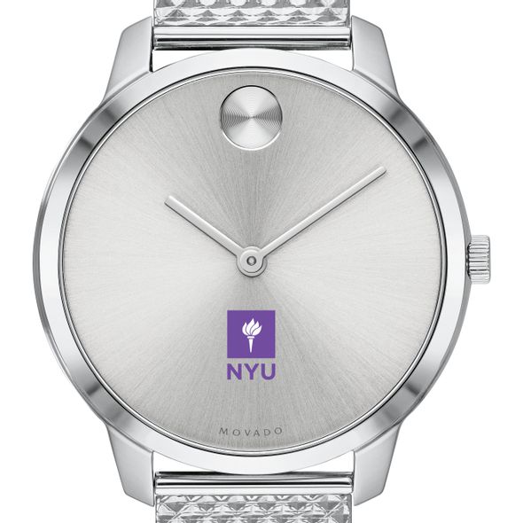New York University Women's Movado Stainless Bold 35