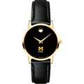 Michigan Ross Women's Movado Gold Museum Classic Leather - Image 2