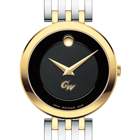 George Washington Women's Movado Esparanza Two-Tone Museum with Bracelet