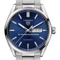 Columbia Business Men's TAG Heuer Carrera with Blue Dial & Day-Date Window