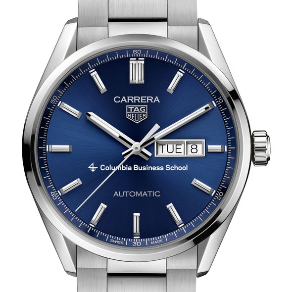 Columbia Business Men's TAG Heuer Carrera with Blue Dial & Day-Date Window - Image 1