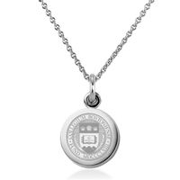 Boston College Necklace with Charm in Sterling Silver