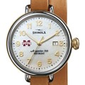 MS State Shinola Watch, The Birdy 38mm MOP Dial - Image 1