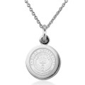 Auburn University Necklace with Charm in Sterling Silver - Image 1
