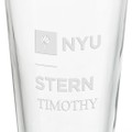 NYU Stern School of Business 16 oz Pint Glass- Set of 2 - Image 3
