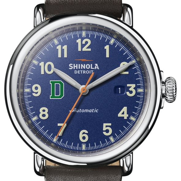 Dartmouth Shinola Watch, The Runwell Automatic 45mm Royal Blue Dial - Image 1