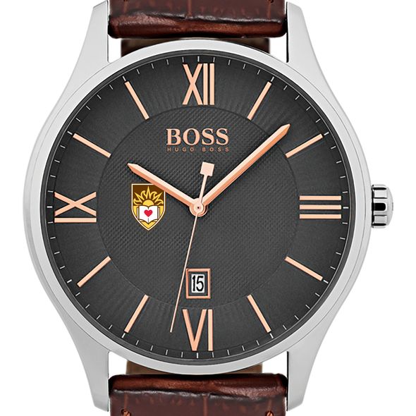 Lehigh University Men's BOSS Classic with Leather Strap from M.LaHart