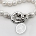 UNC Pearl Necklace with Sterling Silver Charm - Image 2