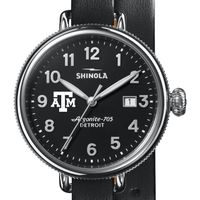 Texas A&M Shinola Watch, The Birdy 38mm Black Dial