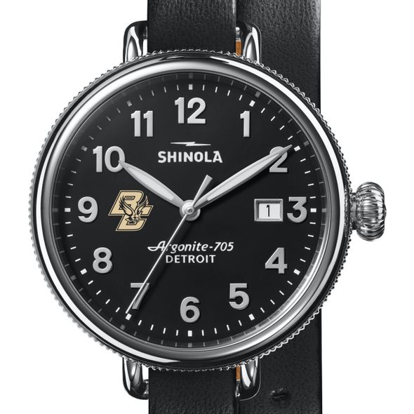 Boston College Shinola Watch, The Birdy 38mm Black Dial - Image 1