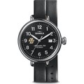 click to view Boston College Shinola Watch, The Birdy 38mm Black Dial - Image 2