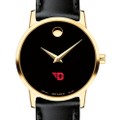 Dayton Women's Movado Gold Museum Classic Leather - Image 1