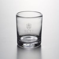 ECU Double Old Fashioned Glass by Simon Pearce