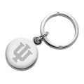 Indiana University Sterling Silver Insignia Key Ring - Image 1