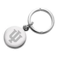 Indiana University Sterling Silver Insignia Key Ring