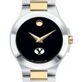BYU Women's Movado Collection Two-Tone Watch with Black Dial - Image 1
