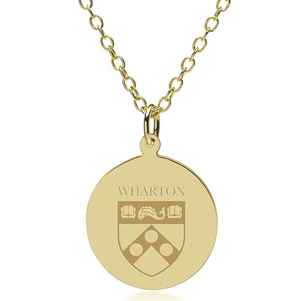 Wharton 14K Gold Pendant & Chain - Image 1