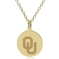 Oklahoma 18K Gold Pendant & Chain