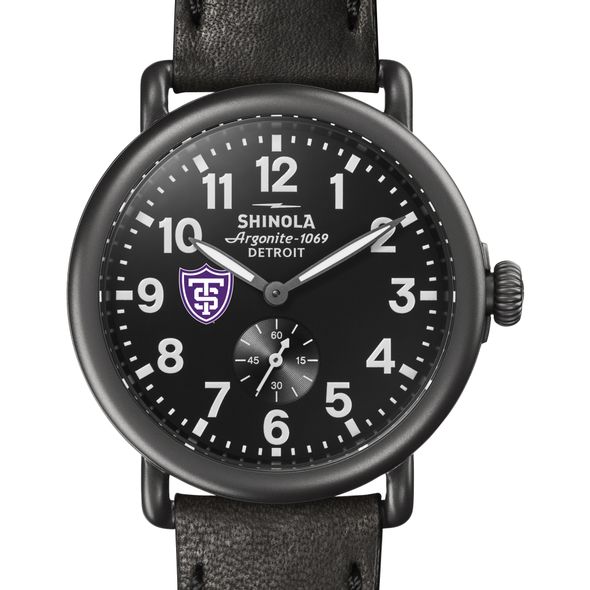St. Thomas Shinola Watch, The Runwell 41mm Black Dial - Image 1