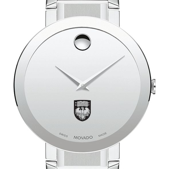 University of Chicago Men's Movado Sapphire Museum with Bracelet