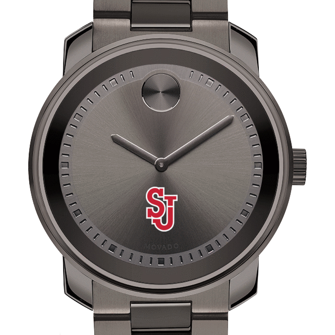 St. John's University Men's Movado BOLD Gunmetal Grey