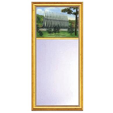 Air Force Academy US Medium Mirror with Gold Frame