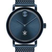William & Mary Men's Movado Bold Blue with Mesh Bracelet