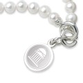 SMU Pearl Bracelet with Sterling Silver Charm - Image 2