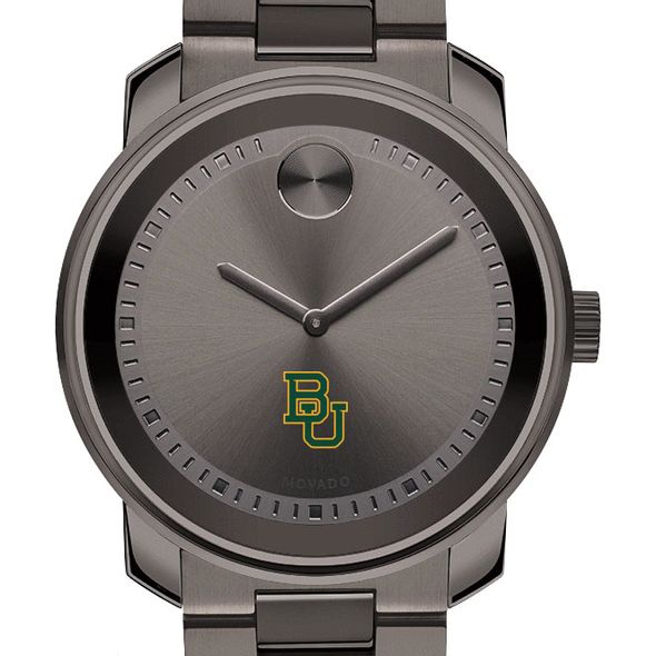 Baylor University Men's Movado BOLD Gunmetal Grey