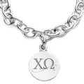Chi Omega Sterling Silver Charm Bracelet - Image 2