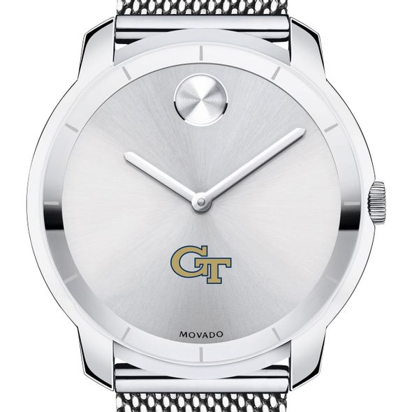 Georgia Tech Men's Movado Stainless Bold 44
