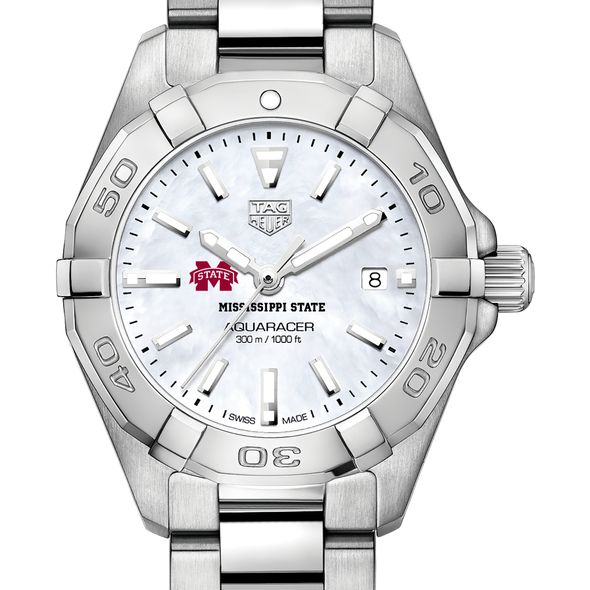 Mississippi State Women's TAG Heuer Steel Aquaracer w MOP Dial