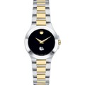 Gonzaga Women's Movado Collection Two-Tone Watch with Black Dial - Image 2