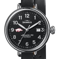 Arkansas Shinola Watch, The Birdy 38mm Black Dial