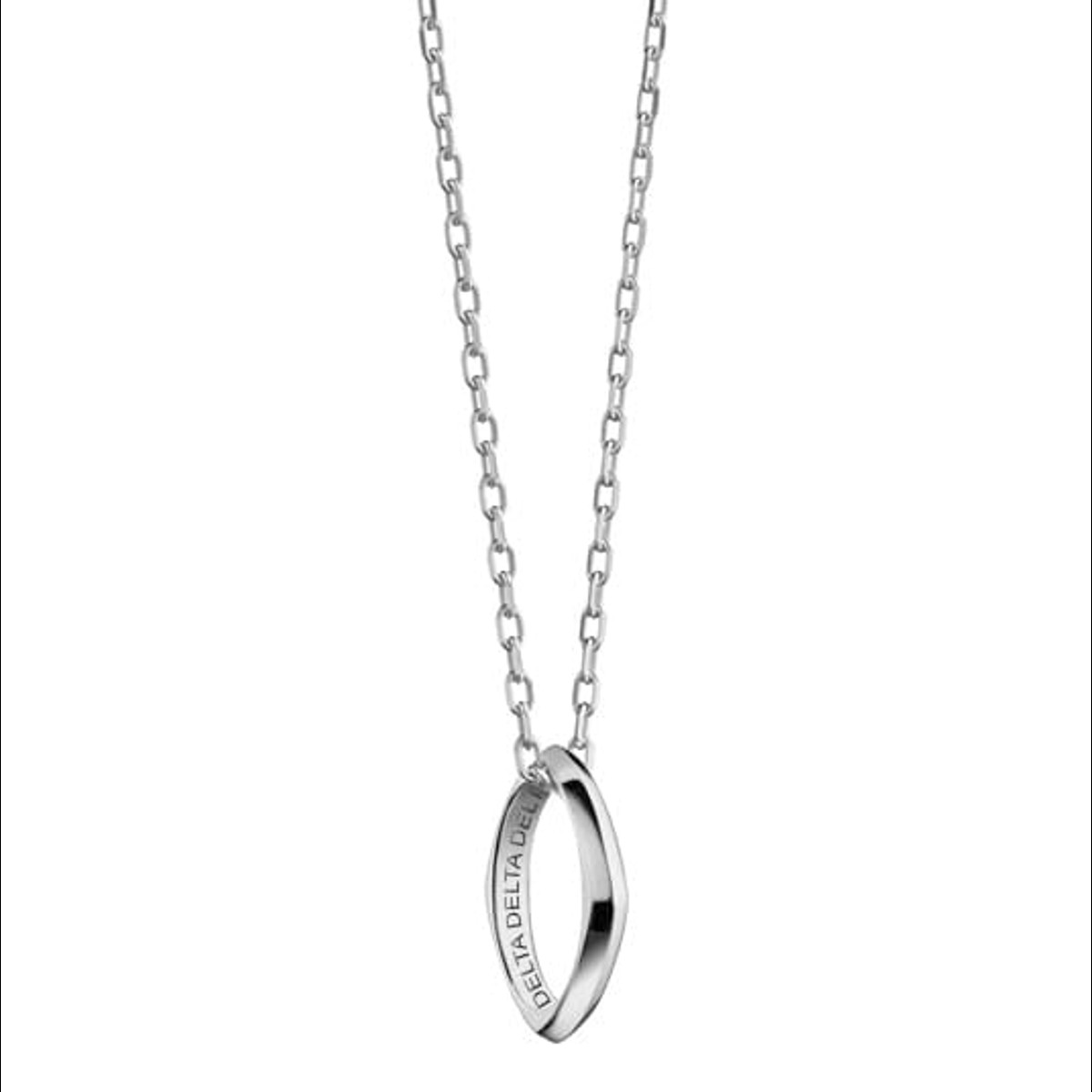 necklace with a on it