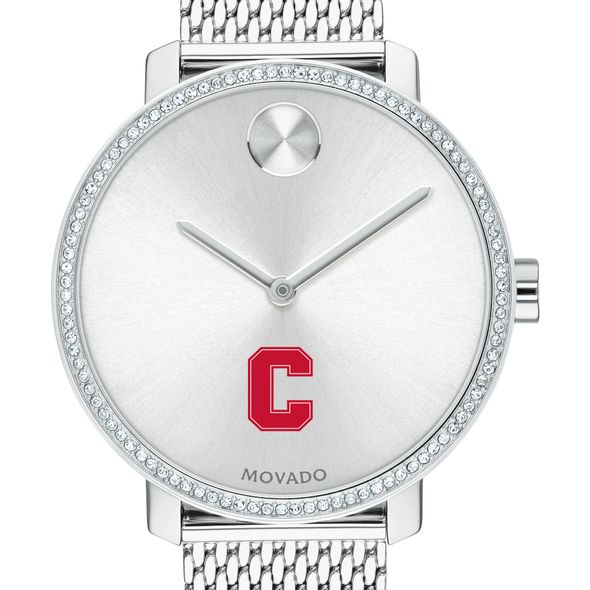 Cornell Women's Movado Bold with Crystal Bezel & Mesh Bracelet - Image 1