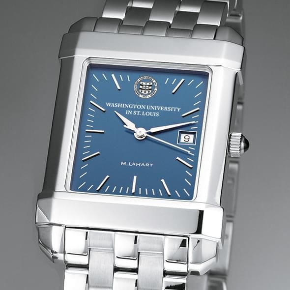 WUSTL Men's Blue Quad Watch with Bracelet