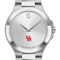 Houston Men's Movado Collection Stainless Steel Watch with Silver Dial