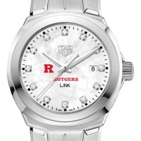Rutgers University TAG Heuer Diamond Dial LINK for Women