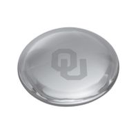 Oklahoma Glass Dome Paperweight by Simon Pearce
