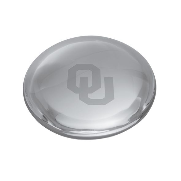 Oklahoma Glass Dome Paperweight by Simon Pearce - Image 1