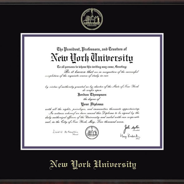 NYU Diploma Frame, the Fidelitas Graduation Gift Selection