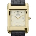 Emory Men's Gold Quad with Leather Strap - Image 1
