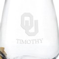 Oklahoma Stemless Wine Glasses - Set of 4 - Image 3