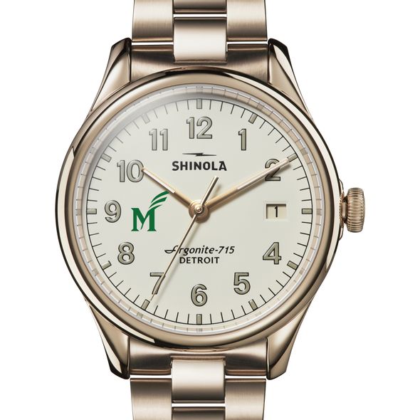 George Mason Shinola Watch, The Vinton 38mm Ivory Dial - Image 1