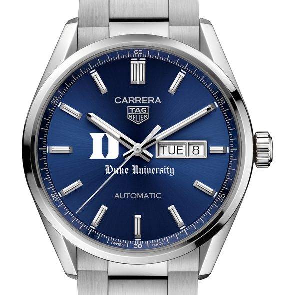Duke Men's TAG Heuer Carrera with Blue Dial & Day-Date Window - Image 1