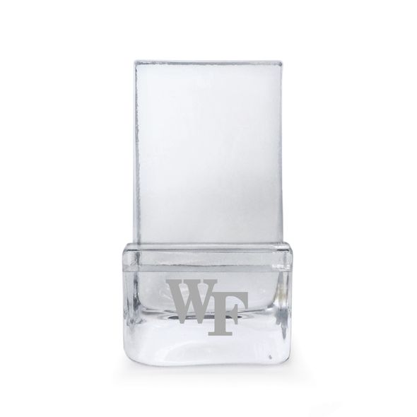 Wake Forest Glass Phone Holder by Simon Pearce - Image 1